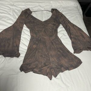 American Eagle backless Tie-Dye romper